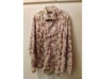Piombo camicia fiori cotone