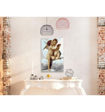 Quadro Fai Da Te 40x60 Cm. Angeli ARREDALACASA Spedizione Gratis - Foto 2