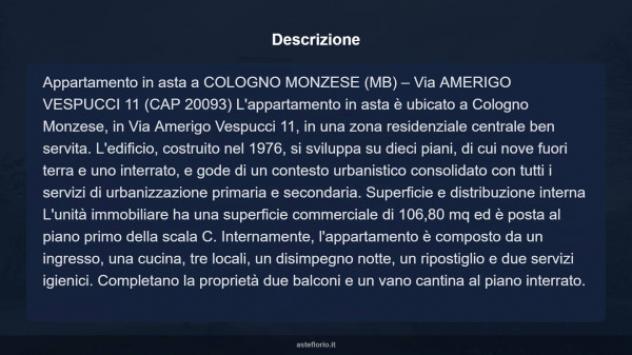 Immobile in asta di 106 m² con più di 5 locali in vendita a Cologno Monzese - Foto 11