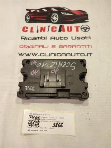 MODULO INTERFACCIA MULTIMEDIALE RENAULT Scenic X MOD 280246043R (09)
