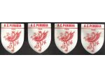 Scudetti adesivi del "a.c. perugia"