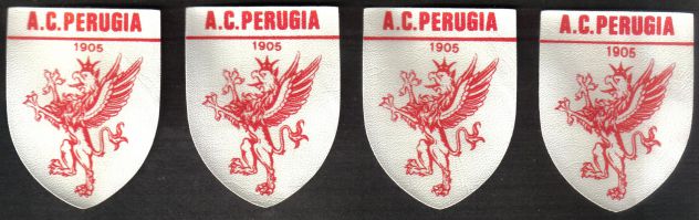 Scudetti adesivi del "a.c. perugia"