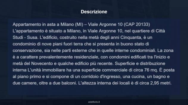 Immobile in asta di 74 m² in vendita a Milano - Foto 14