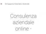 Consulenza  aziendale gestionale online