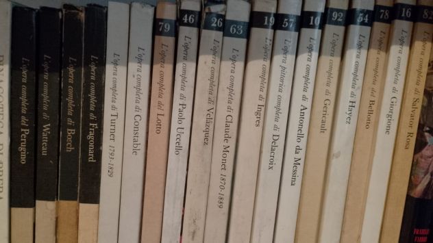 18 volumi "Classici dell'Arte" Rizzoli – Bosch, Monet, Velázquez, Hayez, e altri - Foto 4