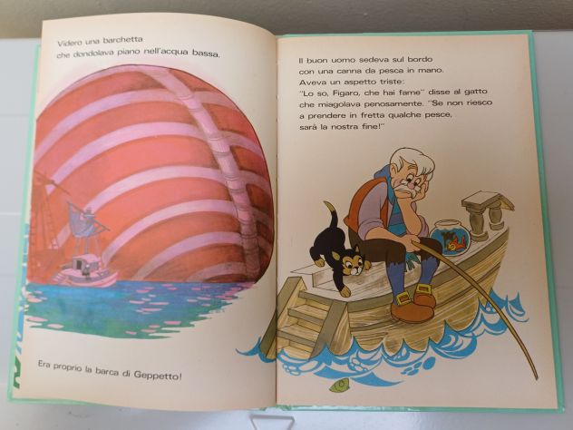 Pinocchio e la Balena" di Walt Disney, 1^ Ed. 1980. - Foto 4