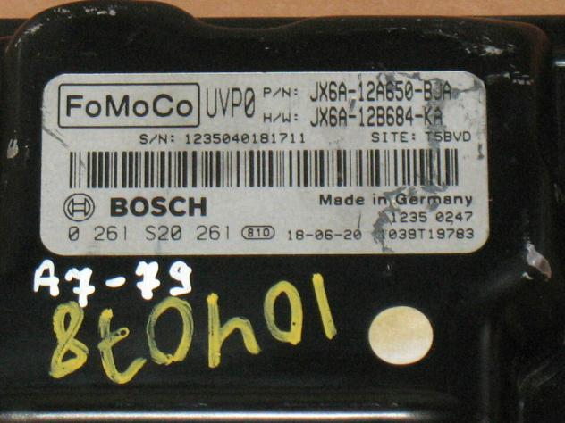 0261S20261 ECU FORD FOCUS UVP0 0261S20261 JX6A-12A650-BJA JX6A-12A650-KA - Foto 3