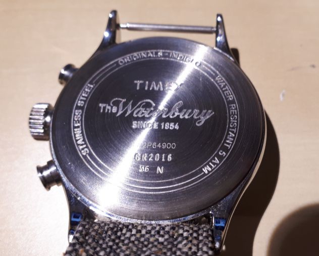 TIMEX WATERBURY Chronograph orologio movimento analogico quarzo. - Foto 5