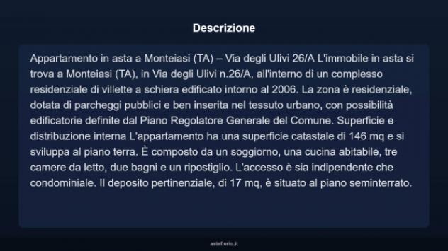 Immobile in asta di 146 m² con più di 5 locali in vendita a Monteiasi - Foto 3