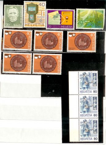 SVIZZERA francobolli nuovi anni 1924-1986 - Foto 5