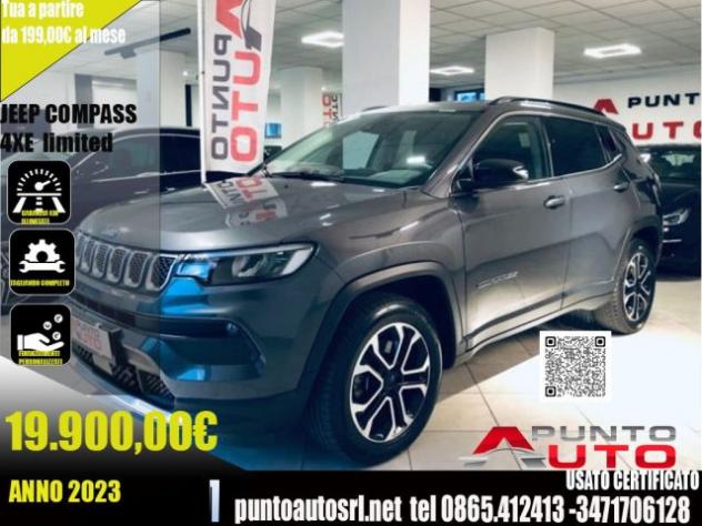 JEEP Compass 1.3 Turbo T4 190 CV PHEV AT6 4xe Limited rif. 23383553