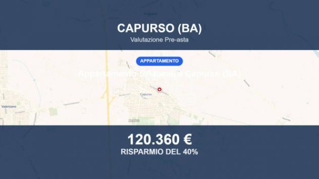 Immobile in asta di 102 m², box auto in vendita a Capurso