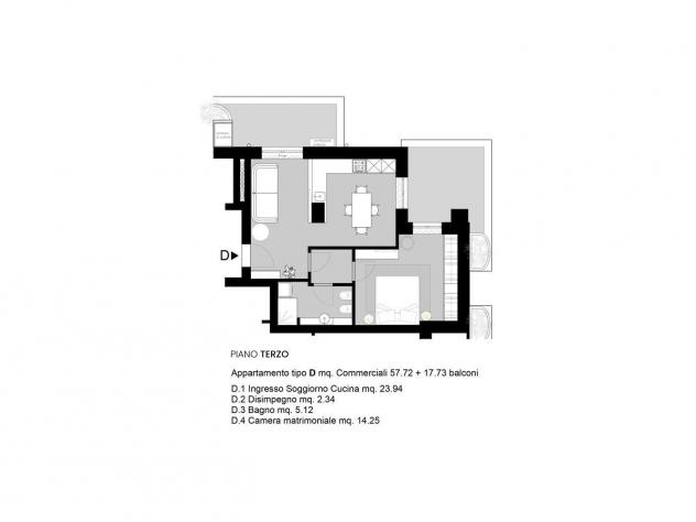 Appartamento - Gabicce Mare . Rif.: Cod. rif 3331829VRG - Foto 4