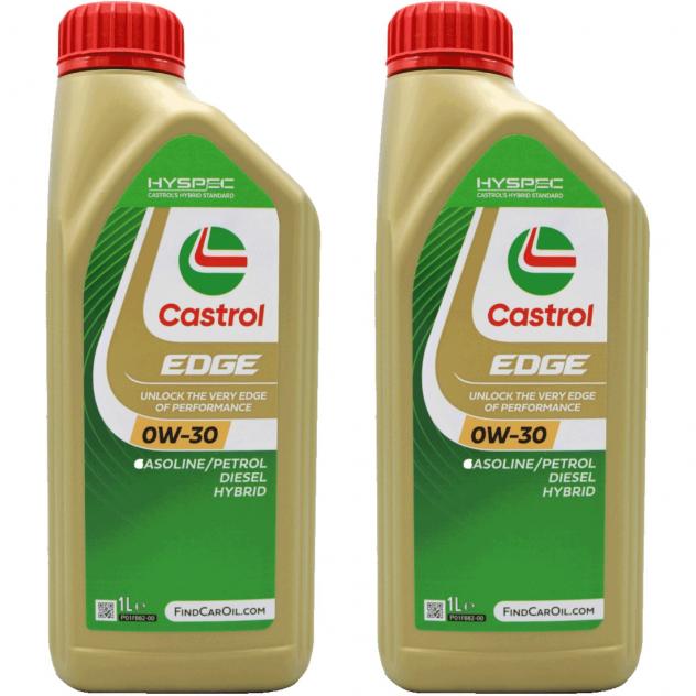 Castrol Edge 0W30 Confezione da 2 Litri 2x1L Codice 15F63B