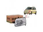 Faro Anteriore Per FIAT Panda II 169 Depo 36450 Sinistro H4 Con Lampeggiatore