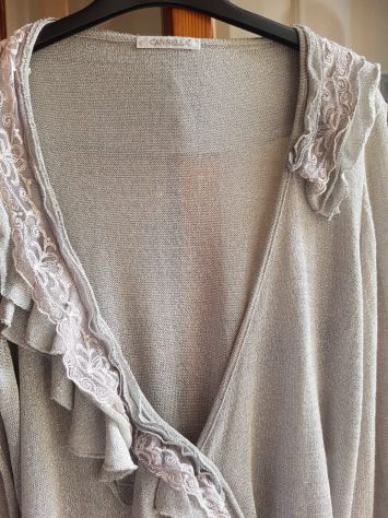 Giacchino grigio con top - Foto 4