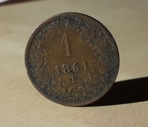 Austria, 1 kreuzer 1861. - Foto 8