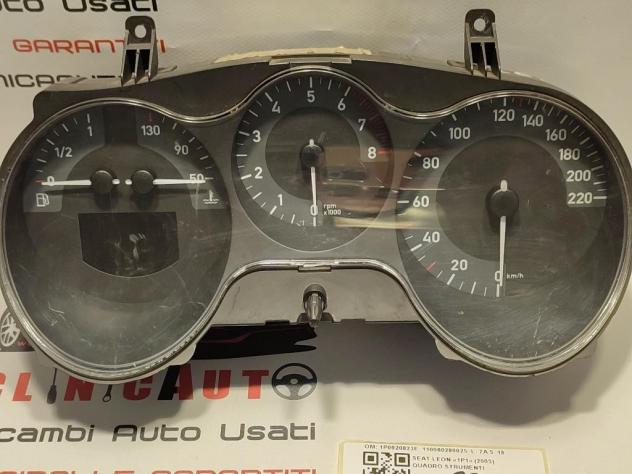 QUADRO STRUMENTI SEAT Leon 2° Serie 1P0920823E 110080280025 BSE (0509) - Foto 2