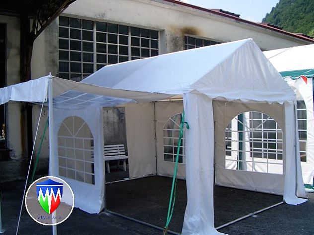 Tendone per mercatini Professionale 3 x 3 mt telo ignifugo di ben 550 gr. mq. - Foto 8