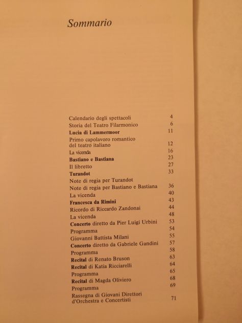 Libro "Teatro Filarmonico - opere e concerti anno 1980" - Foto 4