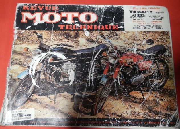 Rivista tecnica Revue Technique Moto Yamaha RS125 e Moto Guzzi 750-850 - 1000