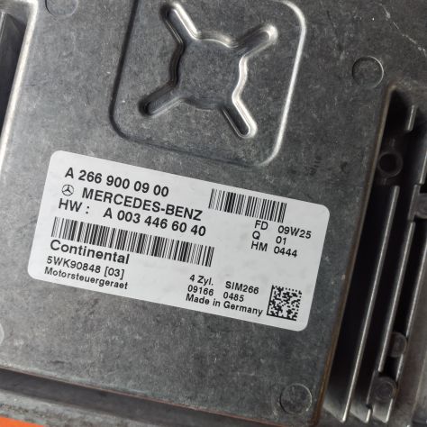 Centralina motore Continental, Mercedes-Benz, SIM266, 5WK90848 A 266 900 09 00 - Foto 4
