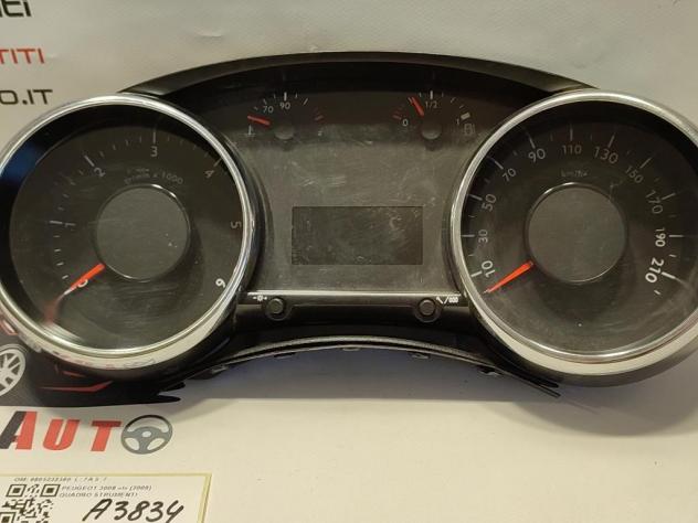 QUADRO STRUMENTI PEUGEOT 3008 Serie 9805232380 DV6TED4 (0916) - Foto 2