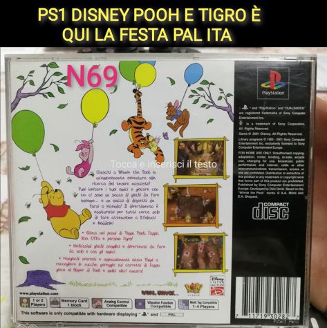 PS1 DISNEY POOH E TIGRO È QUI LA FESTA PAL ITA - Foto 4