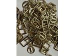 Fibbie ciondolo in ottone dorato da 8 mm per sandali