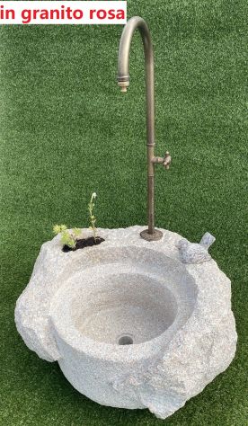 Fontana in vera pietra granito - Foto 10