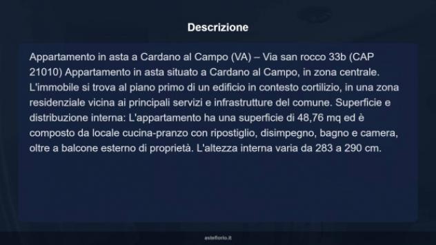 Immobile in asta di 48 m² in vendita a Cardano al Campo - Foto 18