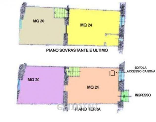 APPARTAMENTO INDIPENDENTE di 4 vani e di 90 mq (ROCCASTRADA - CENTRO STORICO) rif. 1105.262M - Foto 7