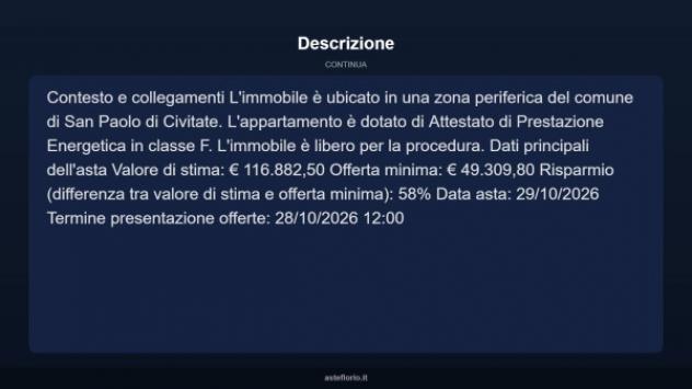 Immobile in asta di 127 m² in vendita a San Paolo di Civitate - Foto 13