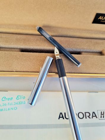 Penna stilo Aurora Hastil, realizzata in acciaio inossidabile lucidato, Il penni - Foto 2