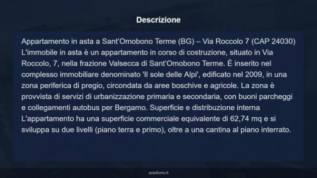 Immobile in asta di 62 m², box auto in vendita a Sant'Omobono Terme - Foto 17