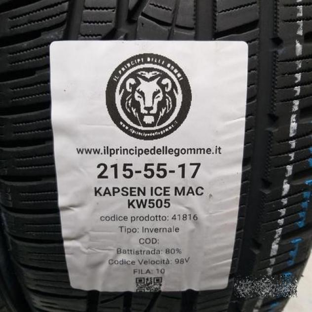 2 gomme 215 55 17 kapsen a41816 - Foto 2