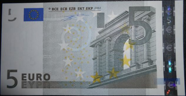 5 euro Italia serie S 2002 J003 RARA Duisenberg FDS/UNC - Foto 2