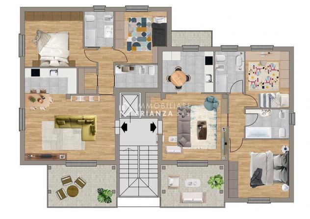 BESANA BRIANZA: IN VENDITA APPARTAMENTI IN MINI PALAZZINA DI NUOVA REALIZZAZIONE. - Foto 9