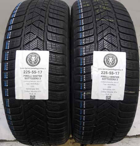 2 GOMME 225 55 17 PIRELLI A64107