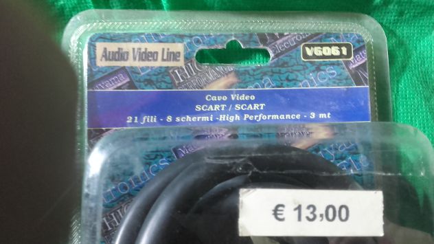 CAVO VIDEO / AUDIO Scart - 3mt - - Foto 3