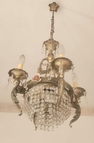 Vendo lampadario, primi del 900