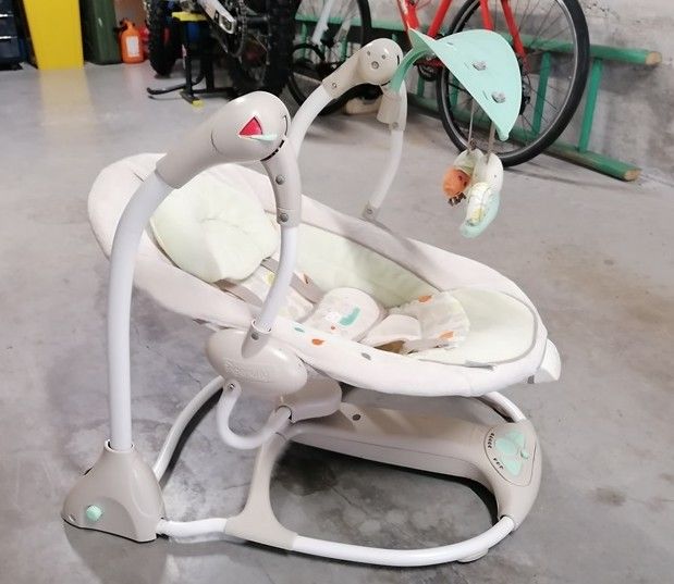 Altalena sdraietta per neonato a batteria - Foto 2