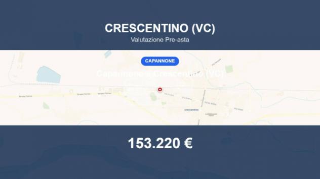 Immobile in asta di 1040 m² in vendita a Crescentino