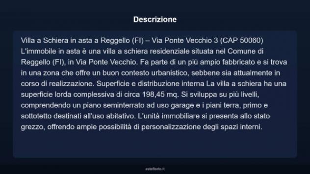 Immobile in asta di 198 m², box auto in vendita a Reggello - Foto 4