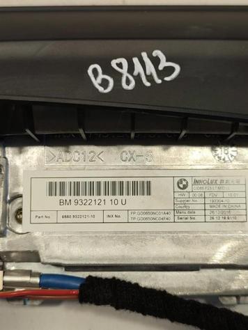 DISPLAY BMW Serie 1 F20 6550 9322121 65509322121 B47D20A (1119) - Foto 4