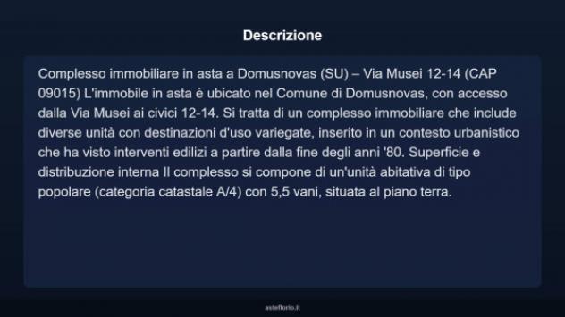 Immobile in asta di 500 m² in vendita a Domusnovas - Foto 3