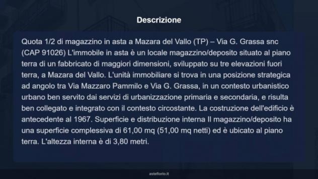 Immobile in asta di 61 m² in vendita a Mazara del Vallo - Foto 10