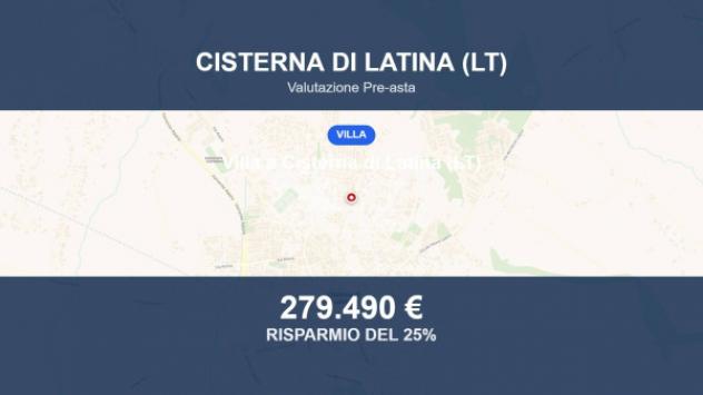 Immobile in asta di 310 m², box auto in vendita a Cisterna di Latina