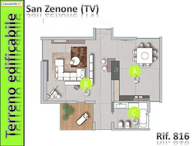 816 - Terreno edificabile in collina a San Zenone (TV) - Foto 7