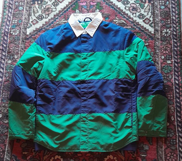 benetton camicia over imbottita